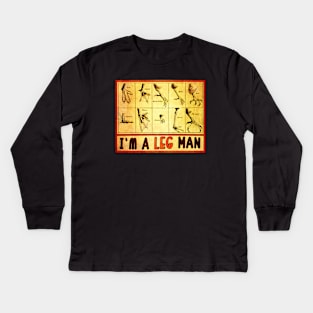 I'm A Leg Man • Bird Leg Man Kids Long Sleeve T-Shirt